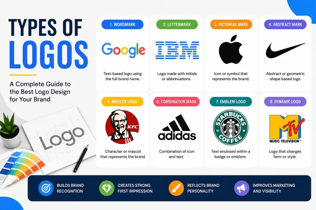 Types of Logos: A Guide to the Best Logo Design for Your Brand