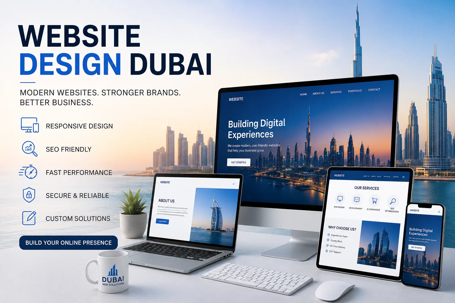Website Design Dubai : Build a Strong Digital Presence